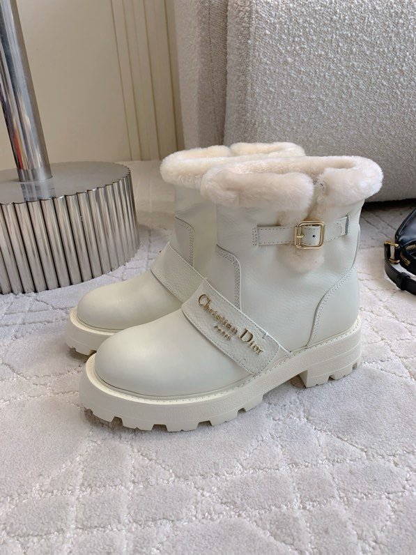 Ботинки кожаные на меху фото 4