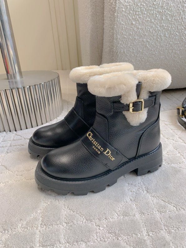 Ботинки кожаные на меху фото 4