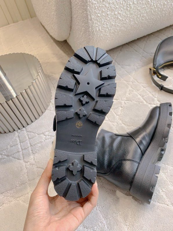 Ботинки кожаные на меху фото 5