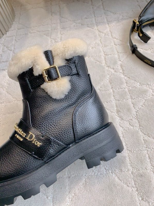 Ботинки кожаные на меху фото 7