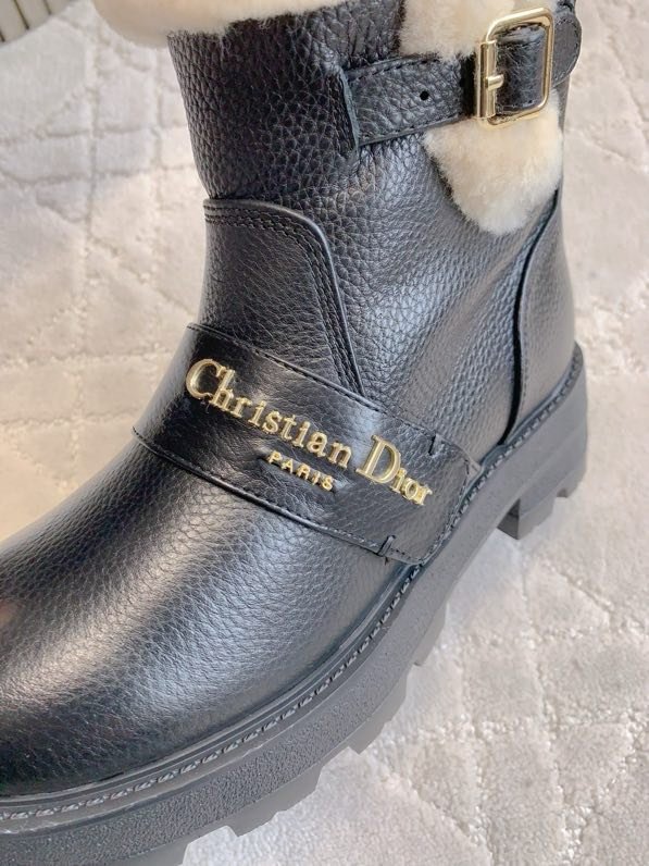 Ботинки кожаные на меху фото 8