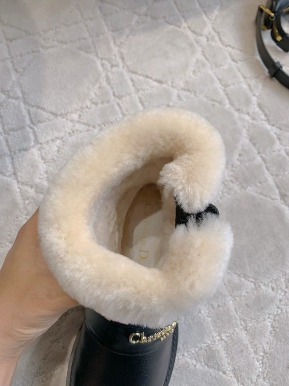 Ботинки кожаные на меху фото 9