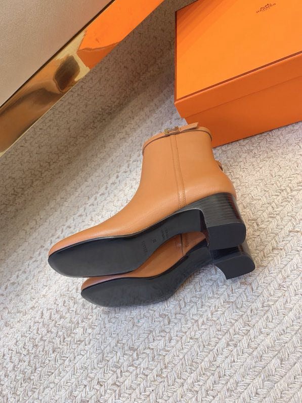 Ботинки кожаные на молнии фото 3