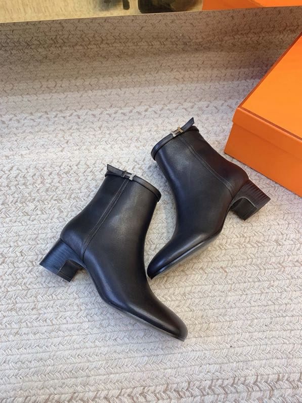 Ботинки кожаные на молнии фото 5