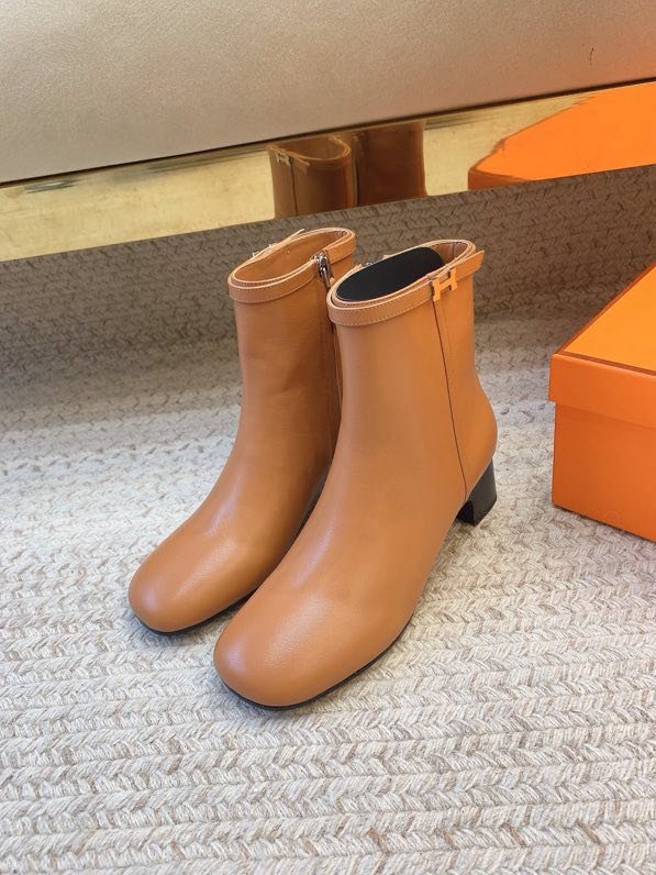 Ботинки кожаные на молнии фото 5