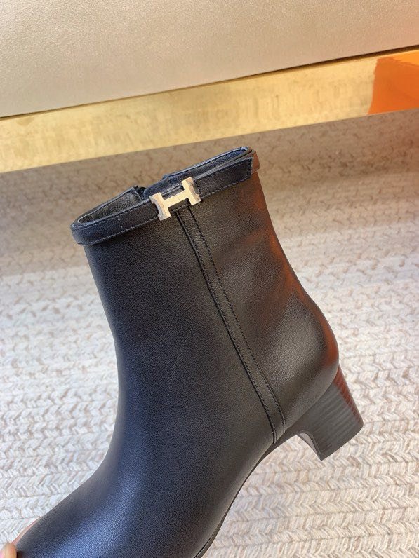 Ботинки кожаные на молнии фото 7