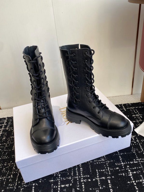 Boots leather on lace фото 7