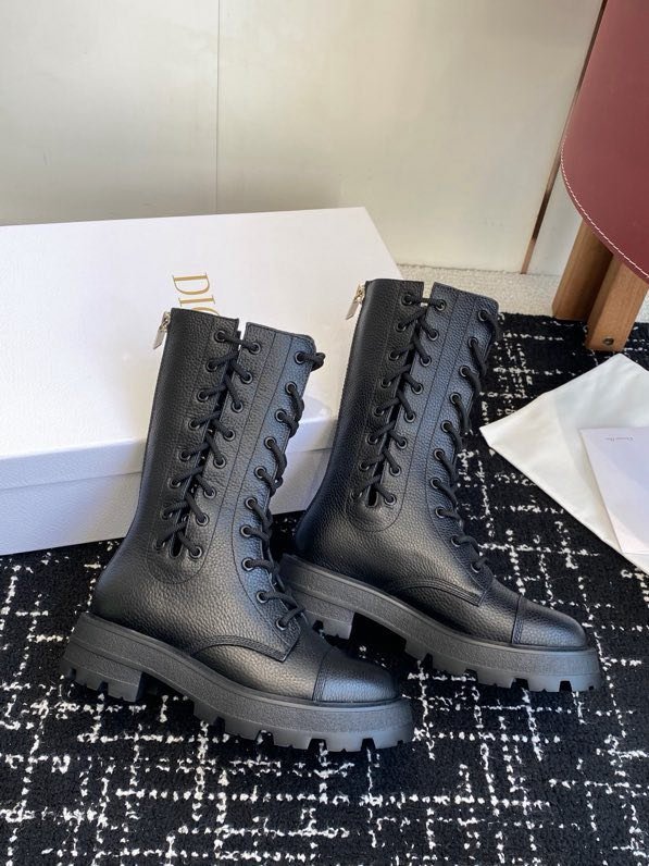 Boots leather on lace фото 8