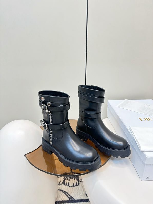 Ботинки кожаные женские  D-Major фото 7