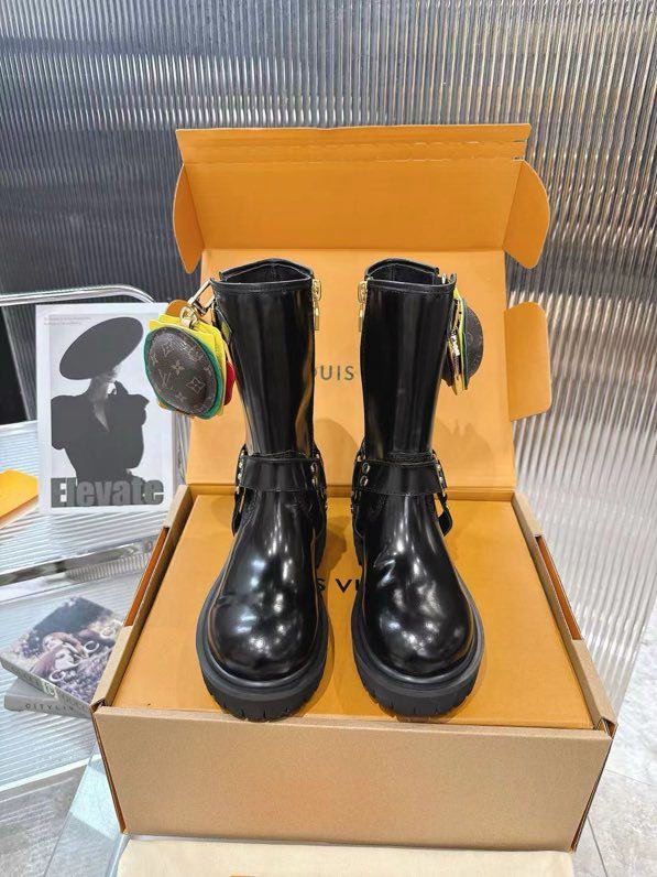 Ботинки кожаные женские LV x Timberland фото 3