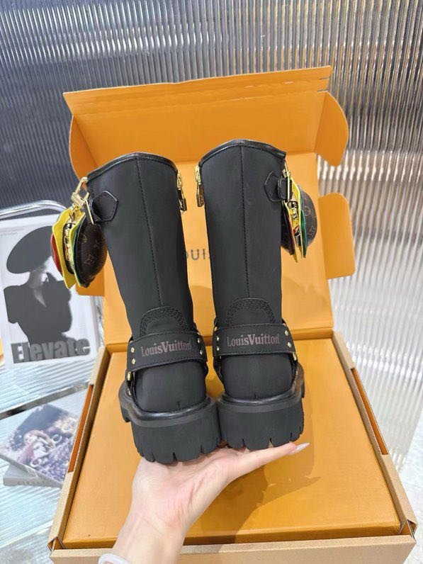 Ботинки кожаные женские LV x Timberland фото 3