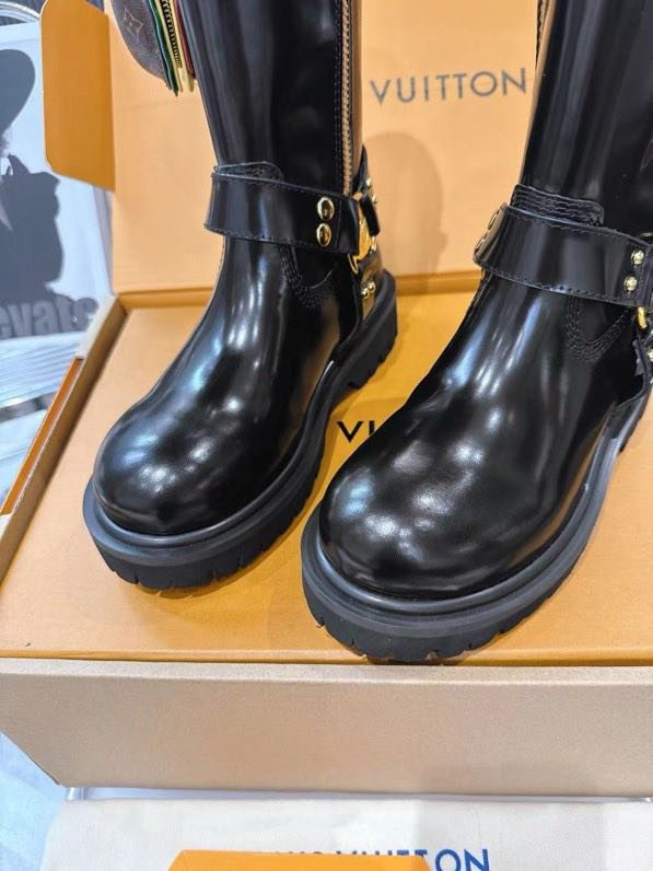 Ботинки кожаные женские LV x Timberland фото 4