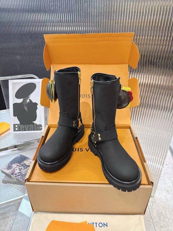 Ботинки кожаные женские LV x Timberland фото 4