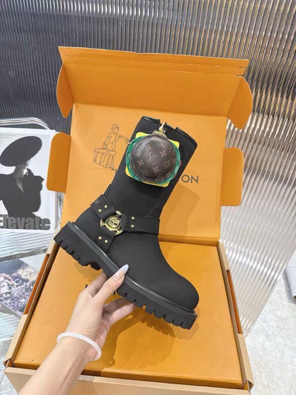 Ботинки кожаные женские LV x Timberland фото 7