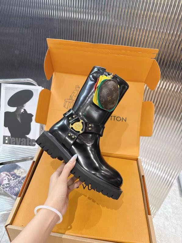 Ботинки кожаные женские LV x Timberland фото 8