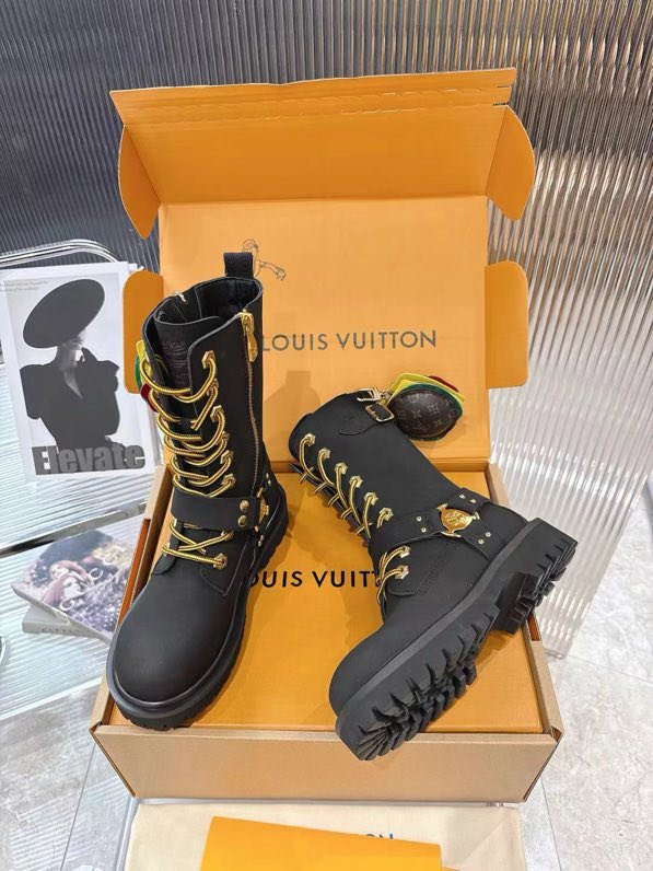 Черевики шкіряні жіночі LV x Timberland фото 8