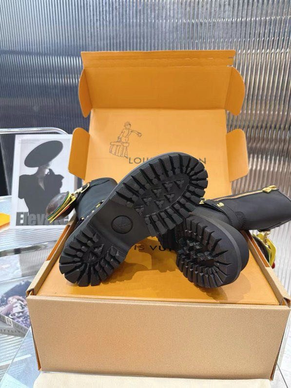 Ботинки кожаные женские LV x Timberland фото 9