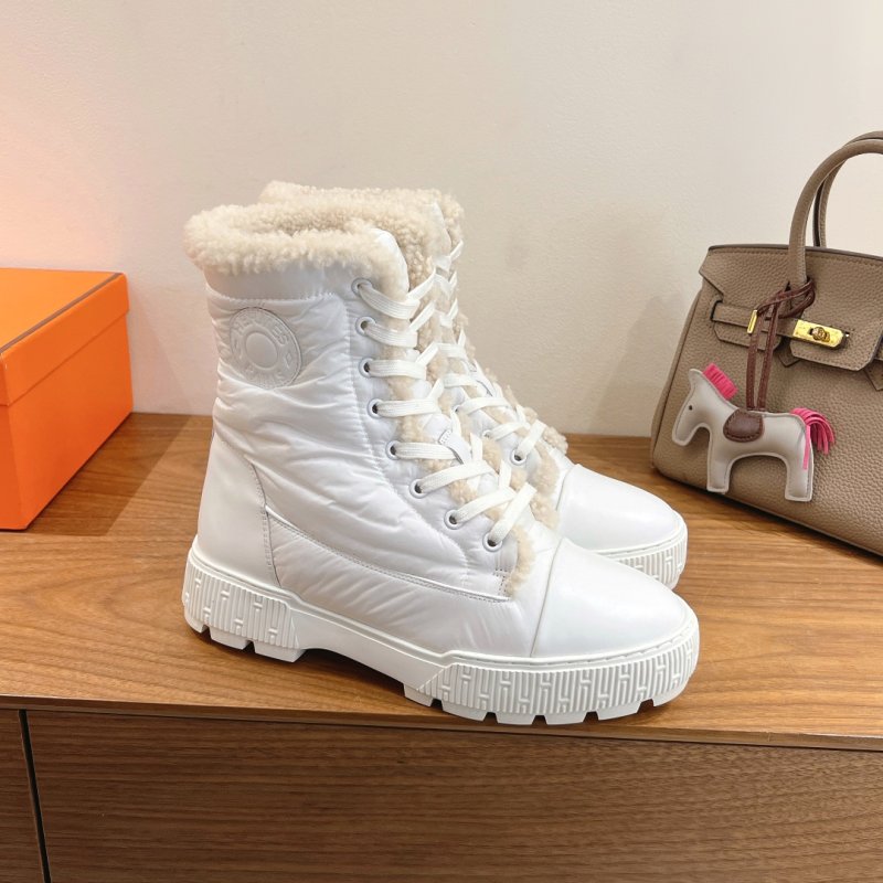 Ботинки кожаные женские на меху