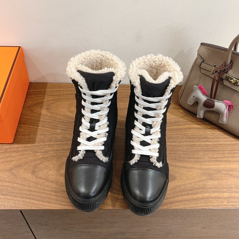 Ботинки кожаные женские на меху фото 2