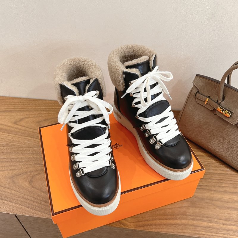 Ботинки кожаные женские на меху фото 4