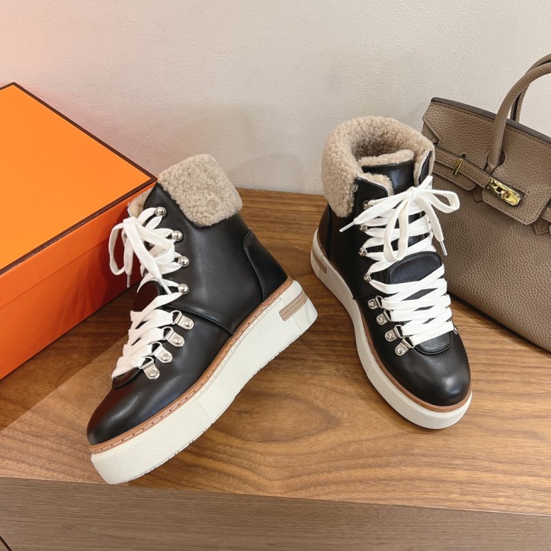 Ботинки кожаные женские на меху фото 5