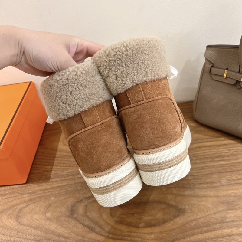 Ботинки кожаные женские на меху фото 8