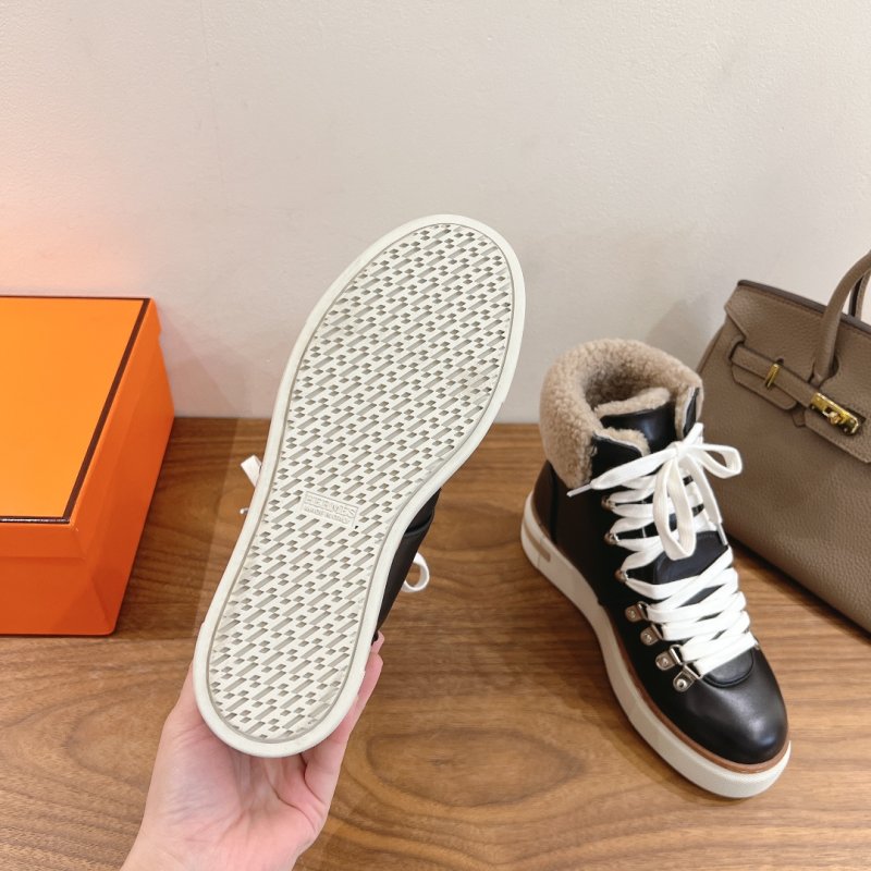 Ботинки кожаные женские на меху фото 9