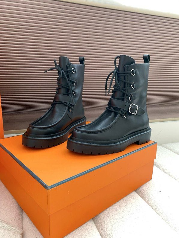 Boots leather women's