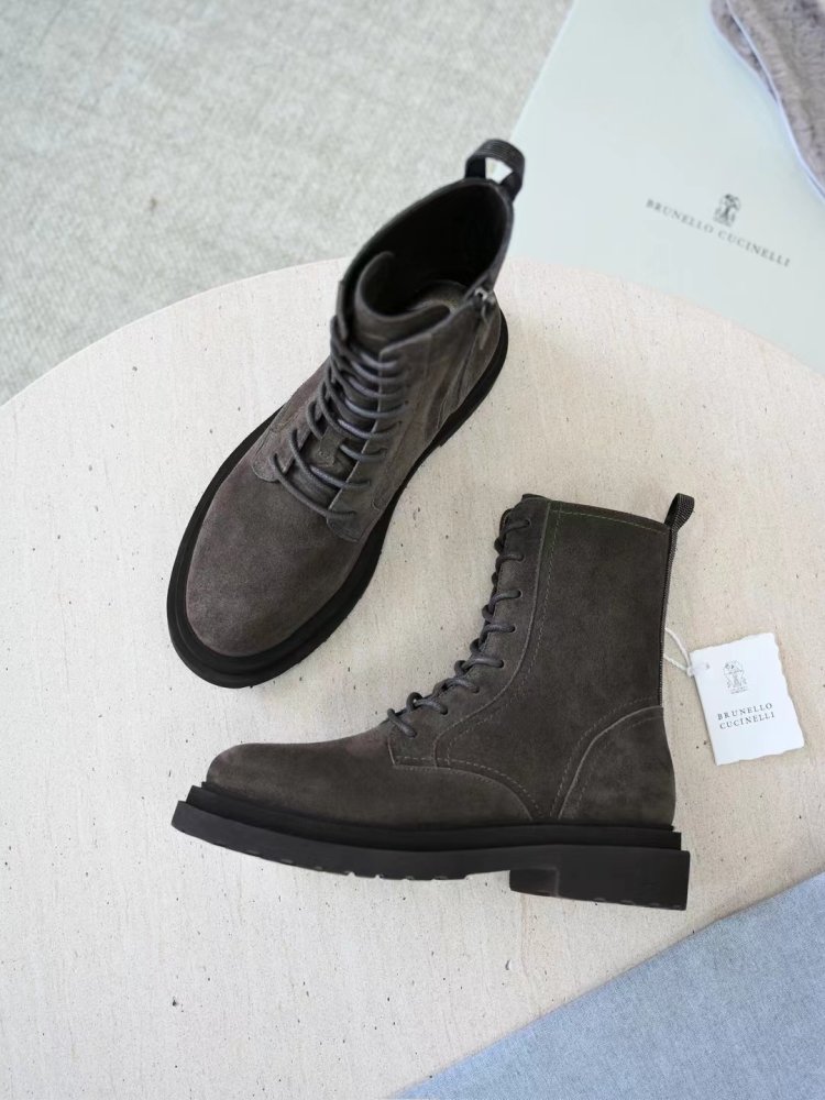 Ботинки кожаные женские