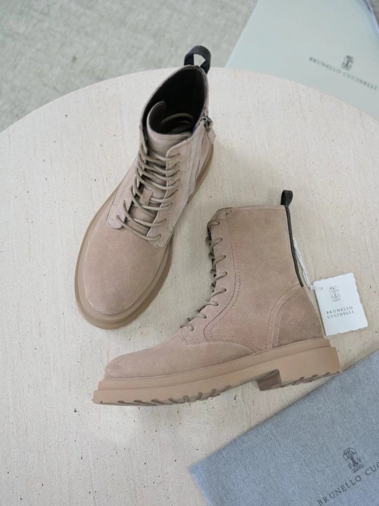 Ботинки кожаные женские