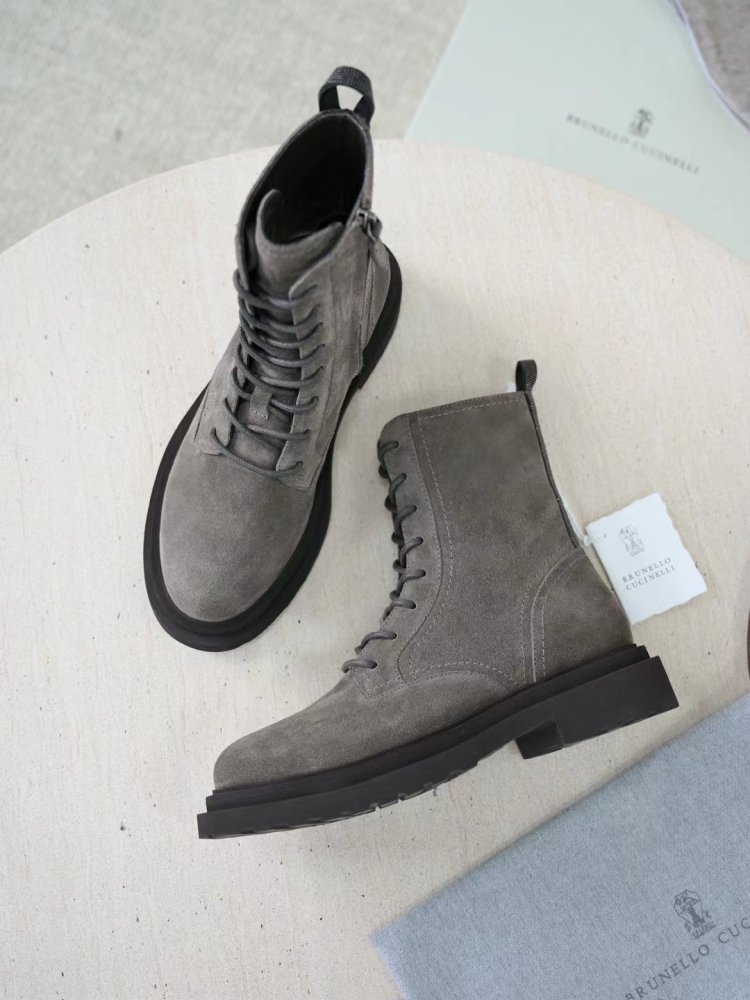 Ботинки кожаные женские