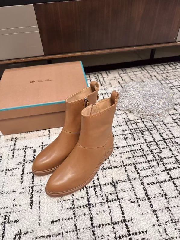 Boots leather women's фото 2