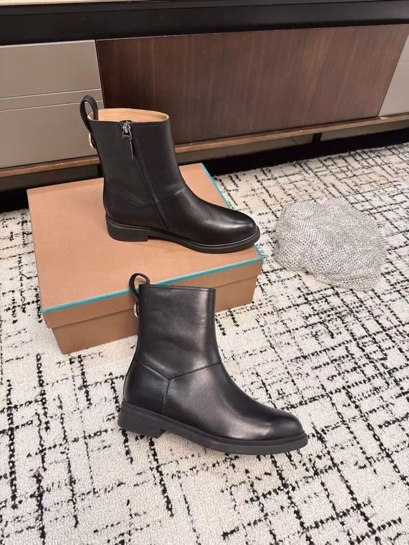 Boots leather women's фото 2