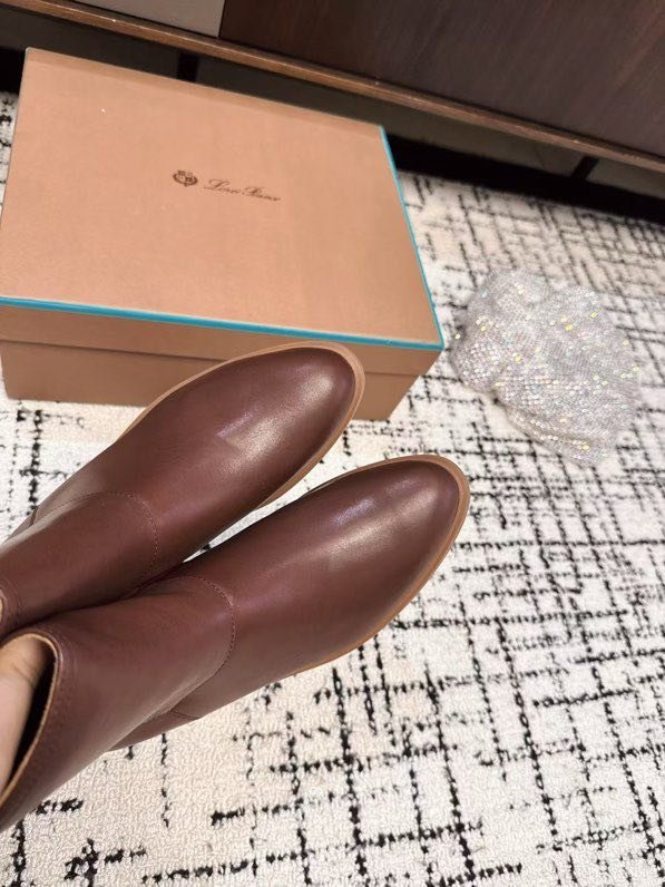 Boots leather women's фото 2