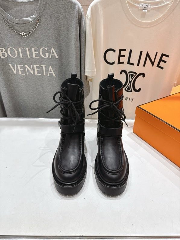 Boots leather women's фото 2