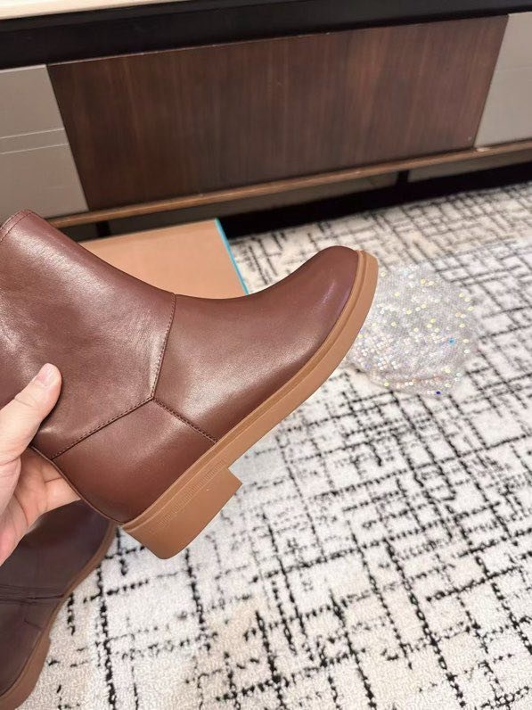 Boots leather women's фото 3