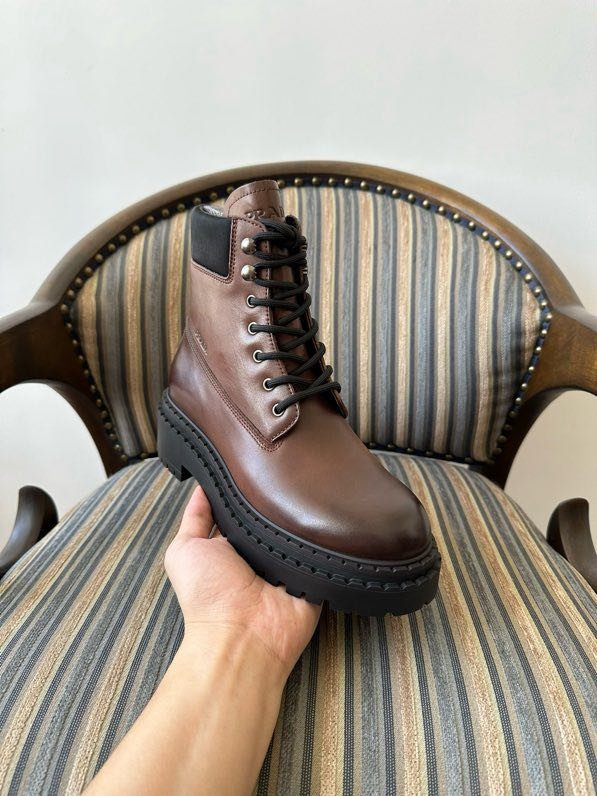 Ботинки кожаные женские фото 3