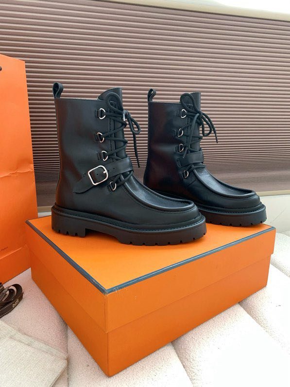 Boots leather women's фото 3