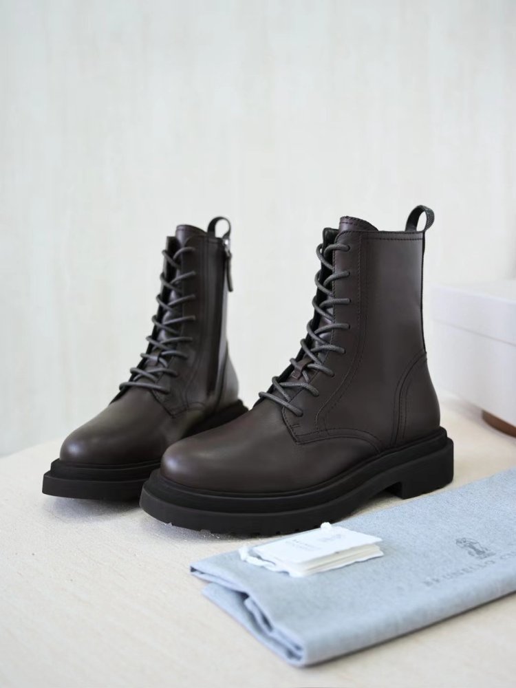 Boots leather women's фото 3