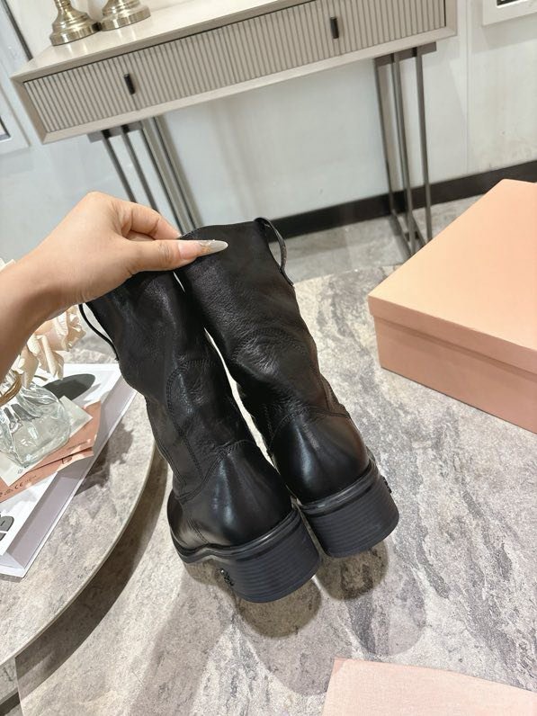 Boots leather women's фото 3