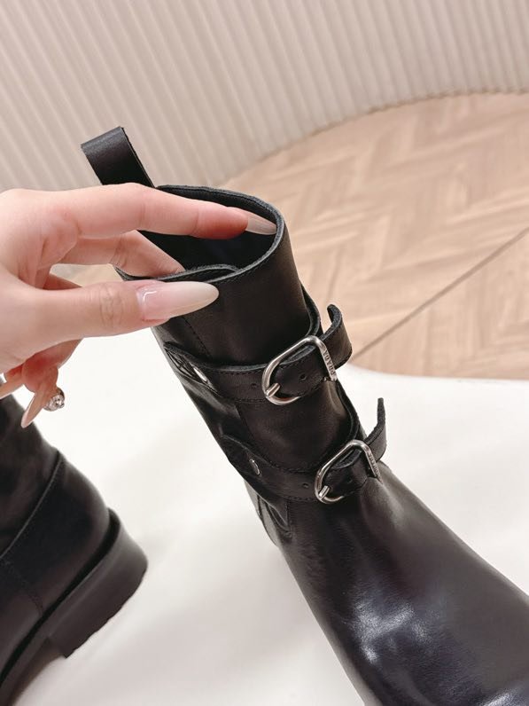 Boots leather women's фото 3