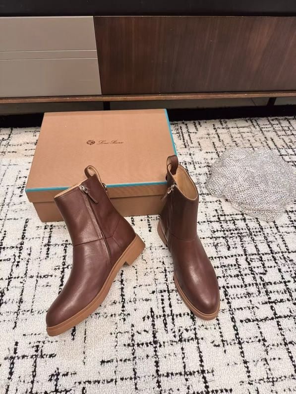 Boots leather women's фото 4