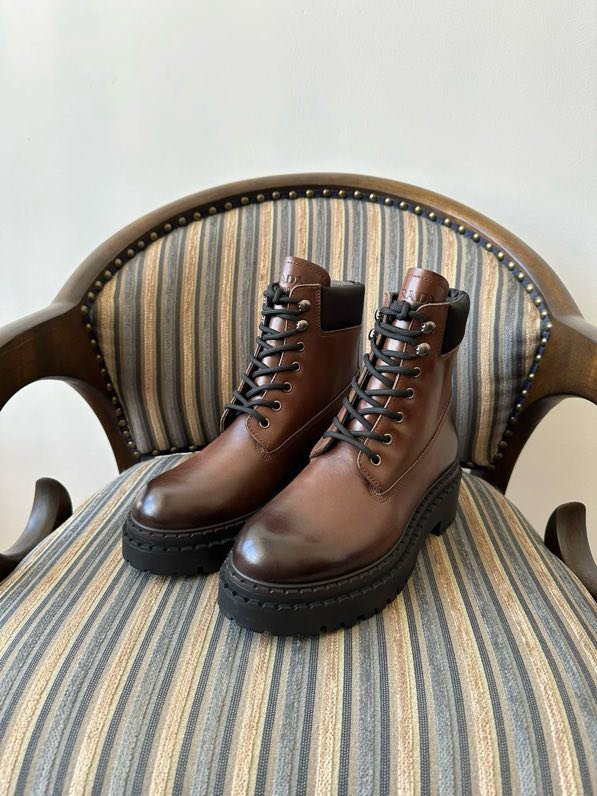 Ботинки кожаные женские фото 4