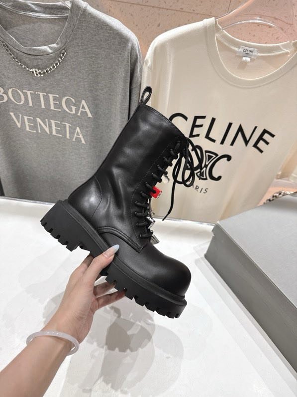 Boots leather women's фото 4