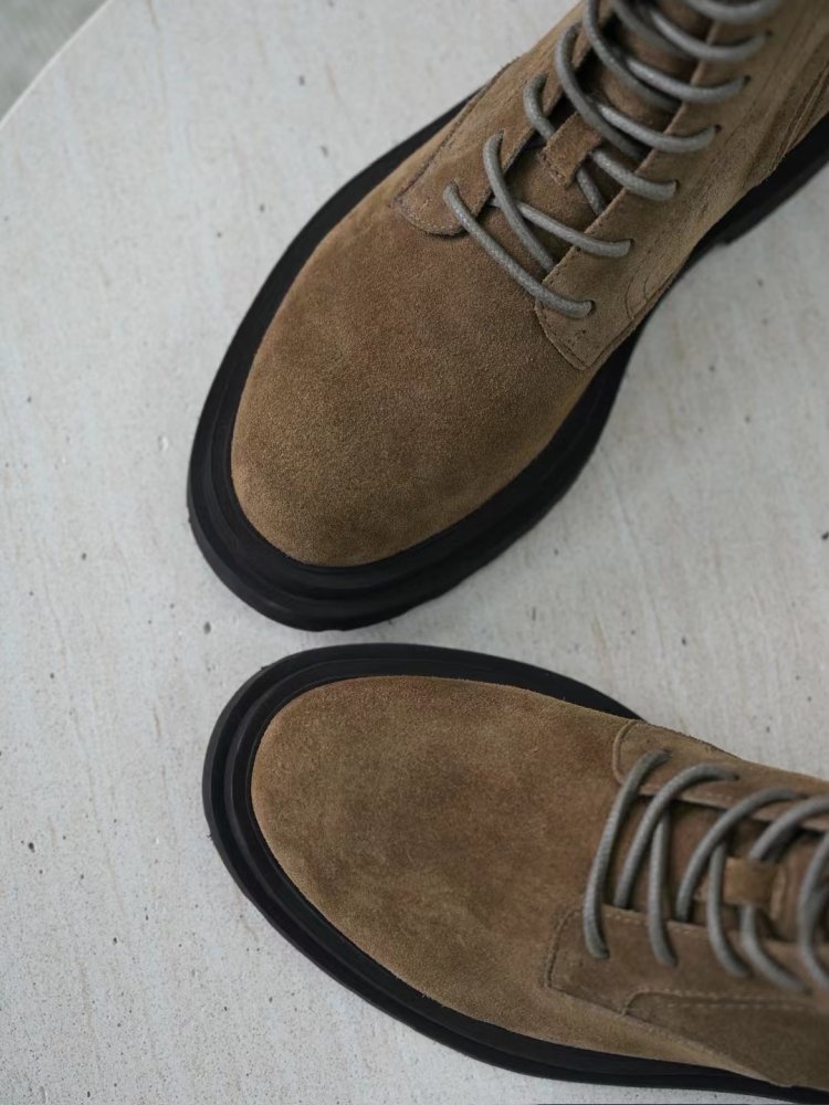 Boots leather women's фото 4