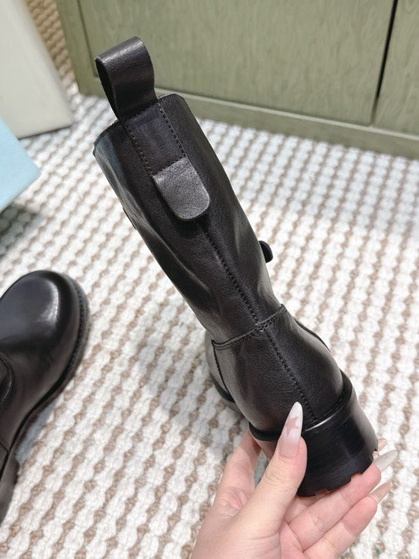 Boots leather women's фото 4