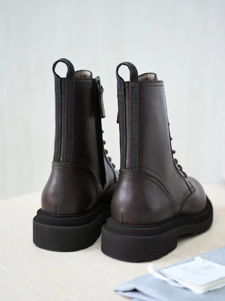 Boots leather women's фото 5