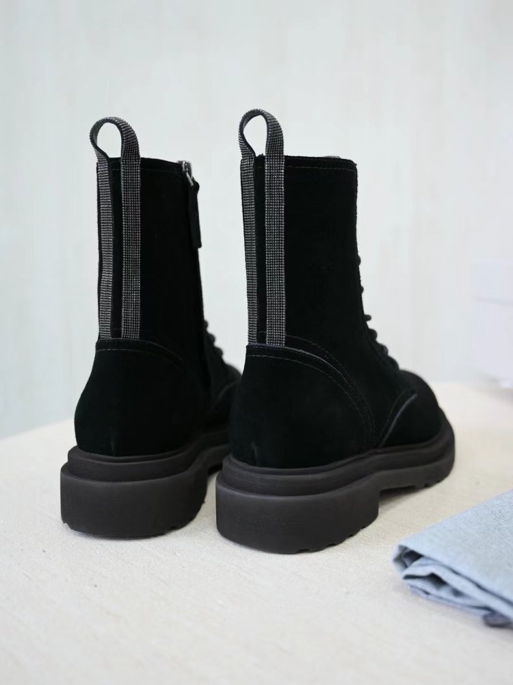 Boots leather women's фото 5