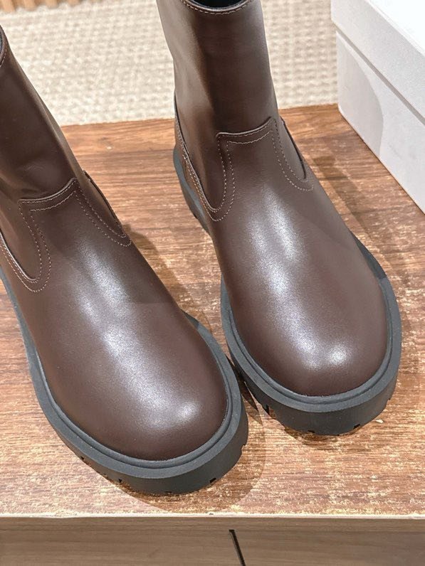 Ботинки кожаные женские фото 6