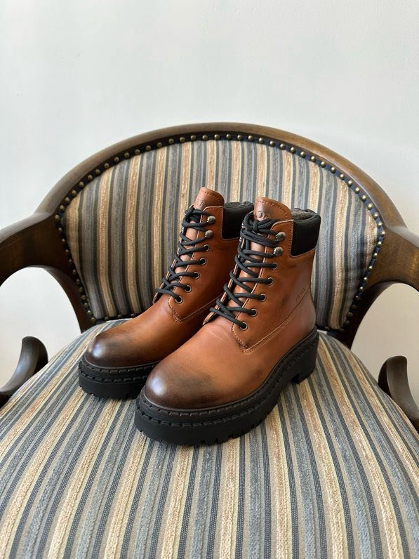 Черевики шкіряні жіночі фото 8